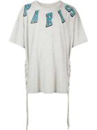 Faith Connexion Paris Slogan T-shirt - Grey