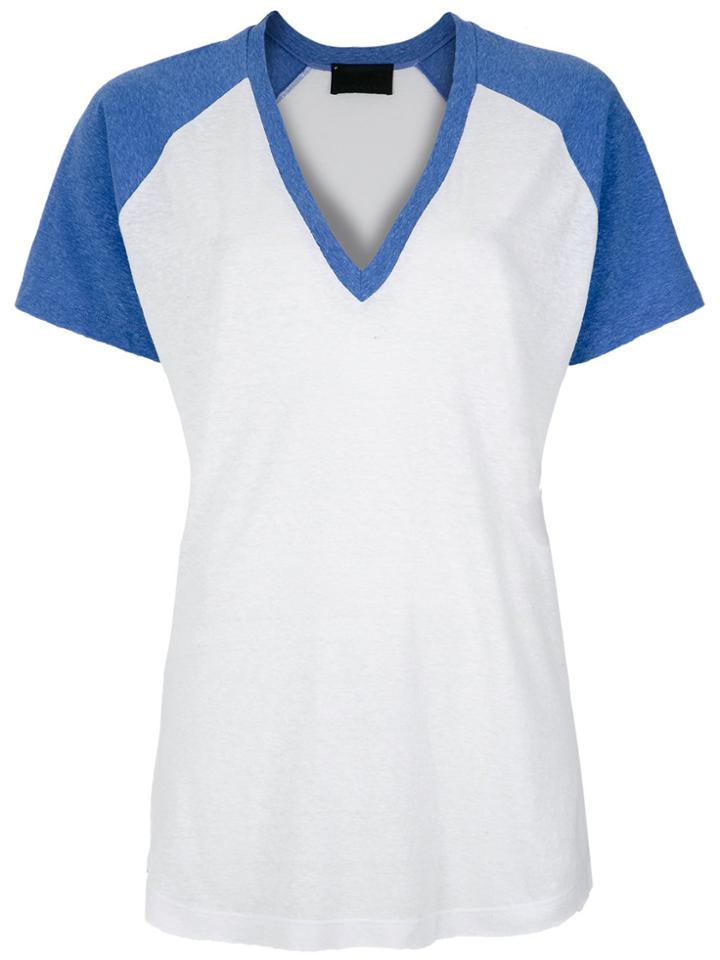 Andrea Bogosian Raglan Sleeves Top - White