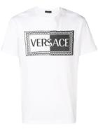 Versace Inverted Colour Logo T-shirt - White