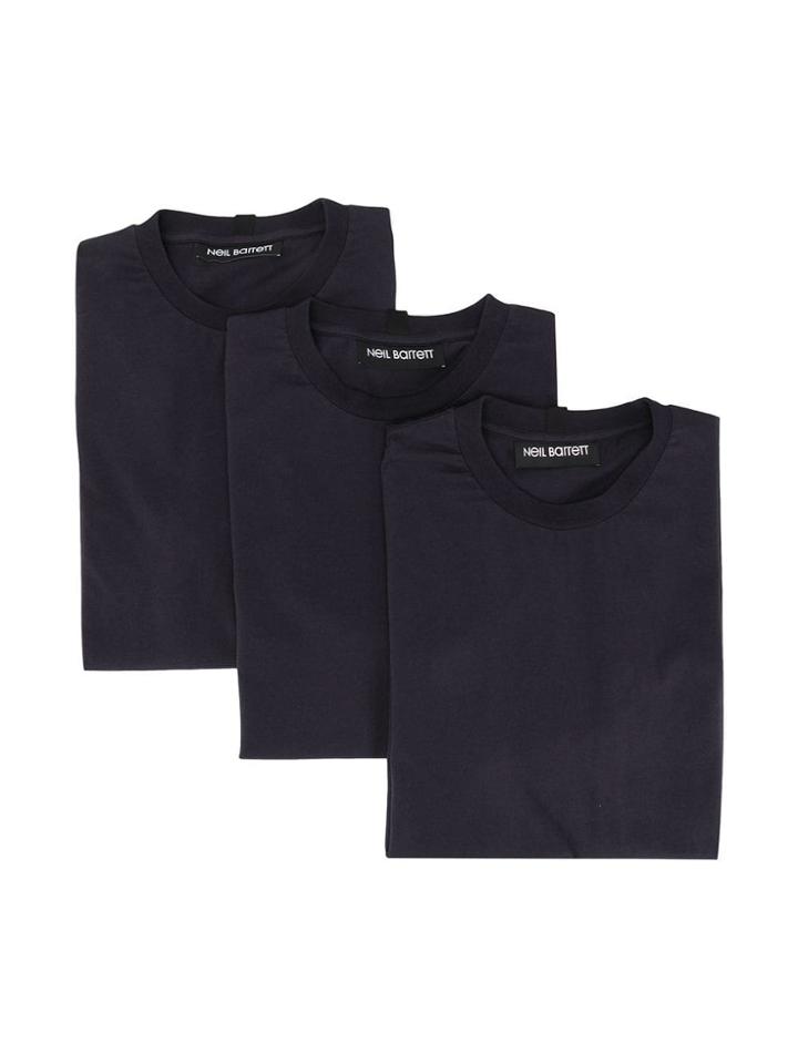 Neil Barrett 3 Pack Casual T-shirt - Blue
