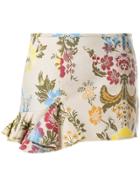 Marques'almeida Floral Jacquard Skirt - Multicolour