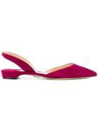 Paul Andrew Rhea 17 Slingback Ballerinas - Pink & Purple