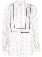 3.1 Phillip Lim Printed Tie Sleeve Blouse - White
