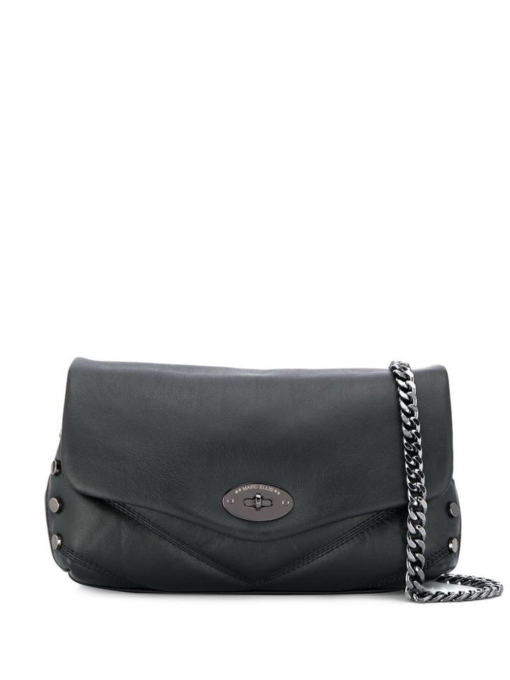Marc Ellis Marc Ellis Meb184msauvage Black Leather/fur/exotic