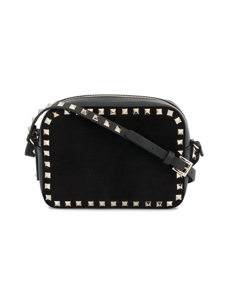 Valentino Black Mini Rockstud Leather Bag