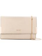 Liu Jo Isola Classic Flap Shoulder Bag - Nude & Neutrals