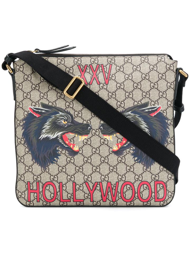 Gucci Hollywood Messenger Bag - Brown