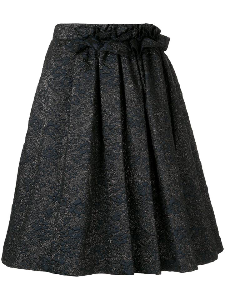 Lanvin Jacquard Midi Skirt - Blue