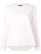 Steffen Schraut Pleated Back Sweatshirt - Neutrals
