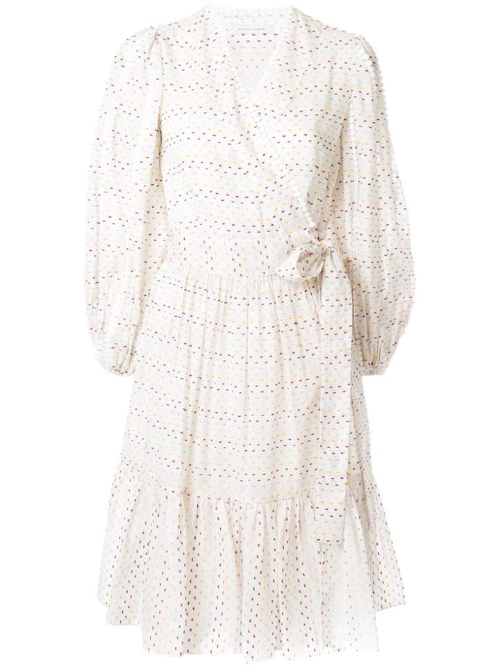 Rachel Gilbert Loni Wrap Dress - White