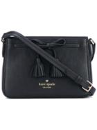 Tassels Applique Shoulder Bag - Women - Leather - One Size, Black, Leather, Kate Spade