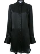Strateas Carlucci Oversized Shirt, Women's, Size: Large, Black, Silk