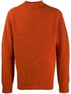 Ymc Montand Mock-neck Jumper - Orange