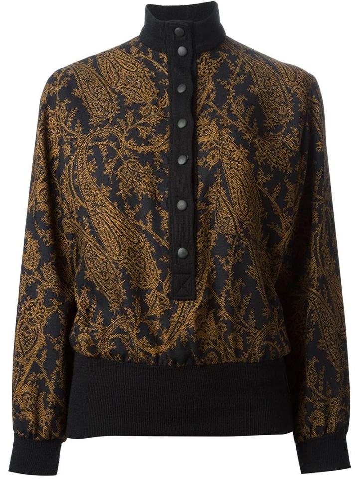 Jean Louis Scherrer Vintage Paisley Print Skirt Suit