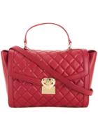 Love Moschino Quilted Medium Tote, Women's, Red