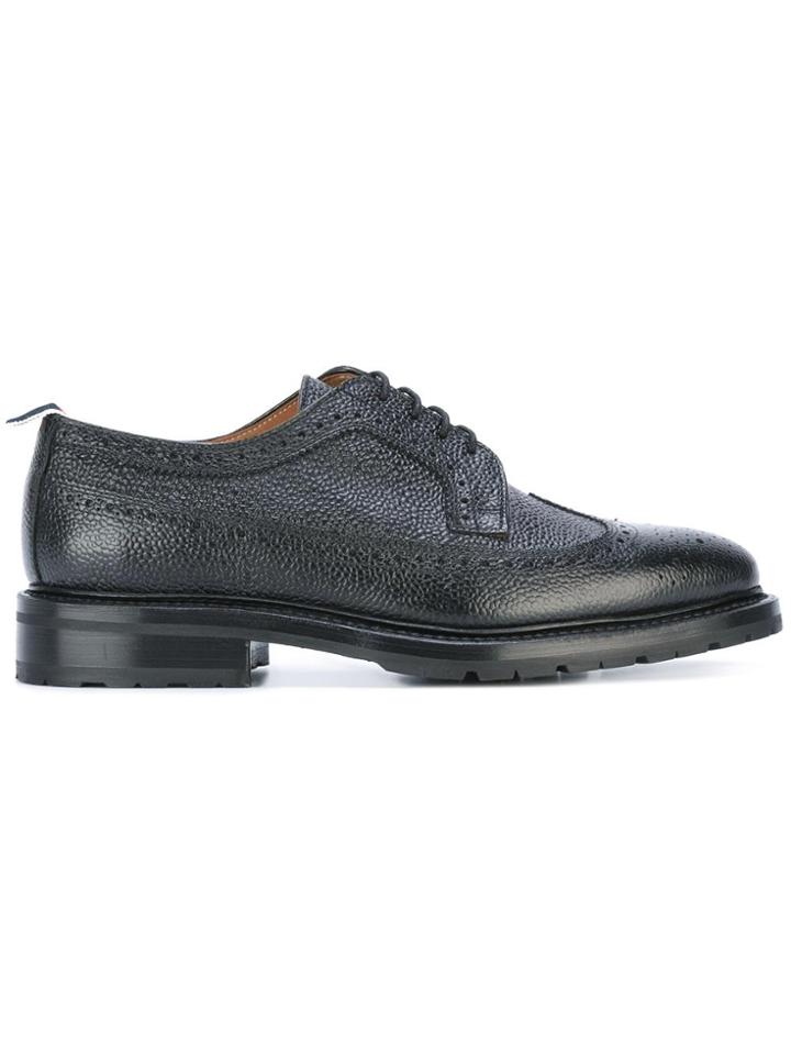 Thom Browne Grained Brogues - Black