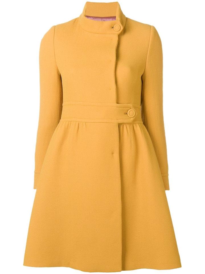 L'autre Chose Tulip Coat - Yellow & Orange