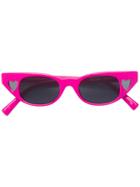 Le Specs Cat Eye Shaped Sunglasses - Pink & Purple