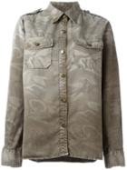 Current/elliott Camouflage Print Shirt