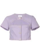 Alice Mccall Somebody's Baby Denim Top - Pink & Purple