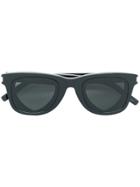 Saint Laurent Eyewear Classic 51 Heart Sunglasses - Black