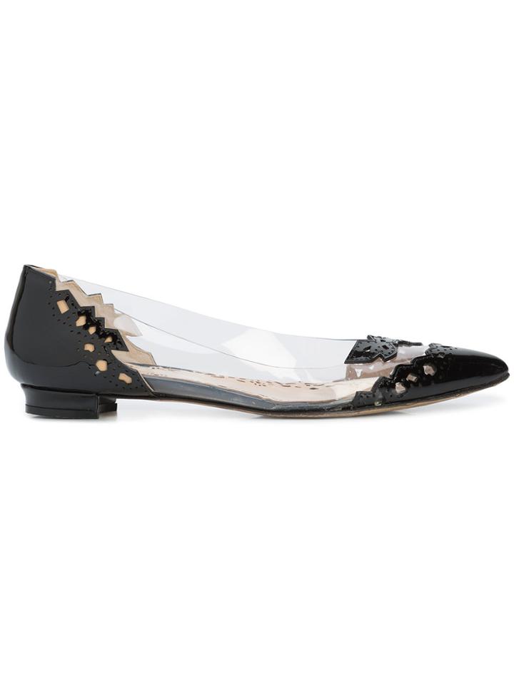 Marchesa Manuela Ballerina Shoes - Black