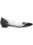 Marchesa Manuela Ballerina Shoes - Black