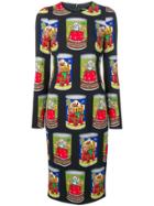 Dolce & Gabbana Graphic Print Dress - Black