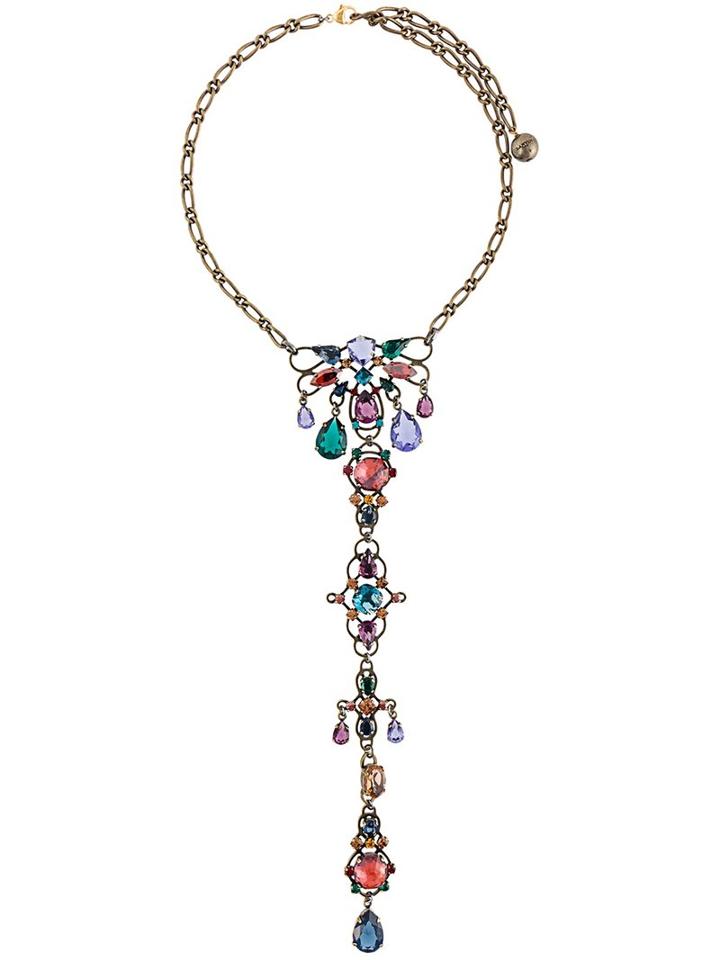 Lanvin Stone Detail Necklace