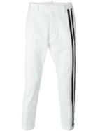 Dsquared2 Contrasted Stripe Cropped Trousers