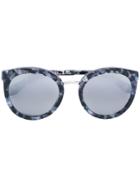 Dolce & Gabbana Eyewear Round Frame Sunglasses - Blue