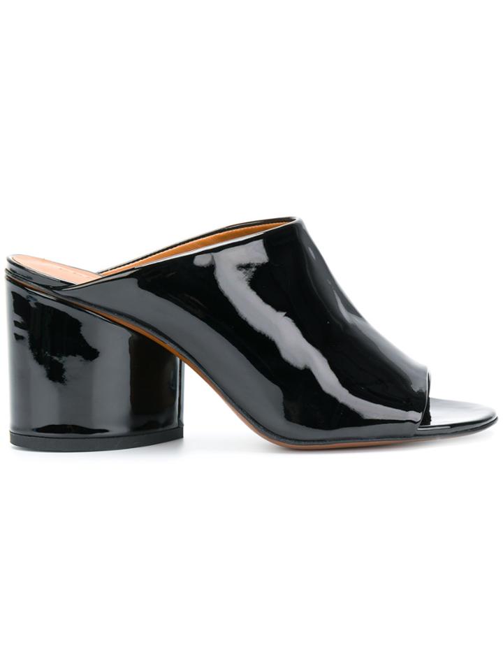 Robert Clergerie Open Toe Mules - Black