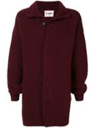 Jil Sander Buttoned Oversized Cardigan - Red