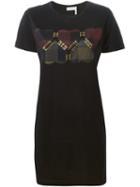 Sonia Rykiel Hearts Applique And Bobby Pins T-shirt Dress