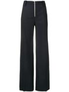 Victoria Victoria Beckham Front Zip Trousers - Blue