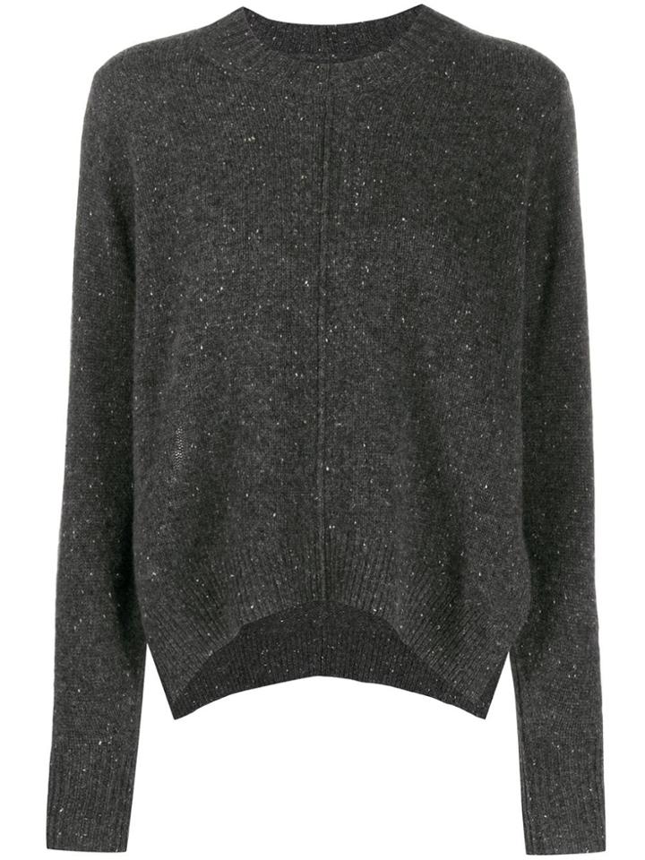 Isabel Marant Speckled Knit Cashmere Jumper - Grey