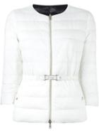 Herno Reversible Padded Jacket, Women's, Size: 42, White, Polyamide/polyurethane/goose Down