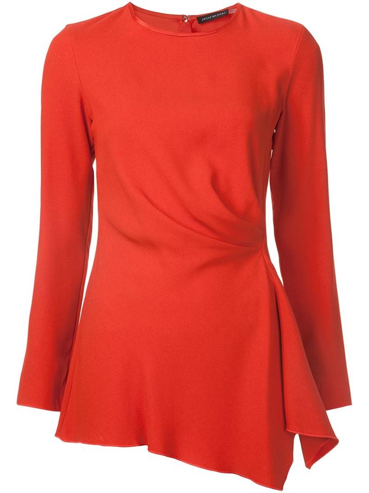 Josie Natori Draped Detail Blouse
