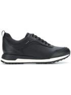 Geox Smooth Lace-up Sneakers - Black
