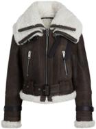 Burberry Reissued 2010 Shearling Aviator - Brown