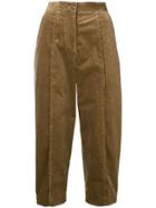 Chalayan Corduroy Tapered Trousers - Brown