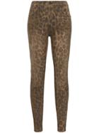 R13 Leopard-print Skinny Jeans - Brown