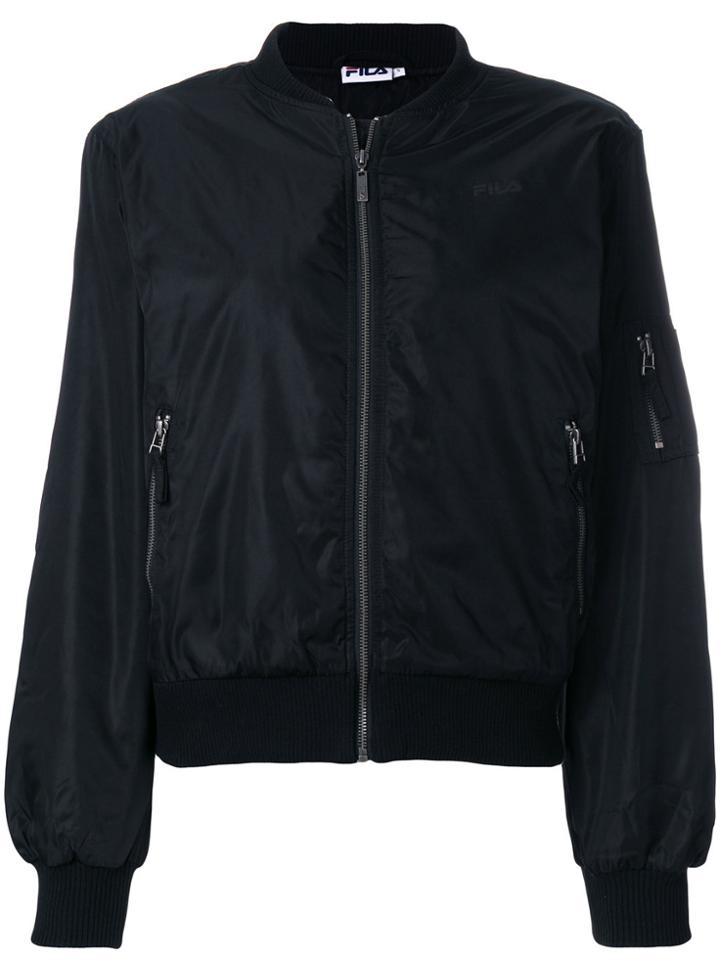 Fila Zipped Bomber Jacket - Black