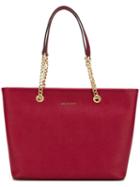 Michael Michael Kors Double Chain Straps Tote, Women's, Red