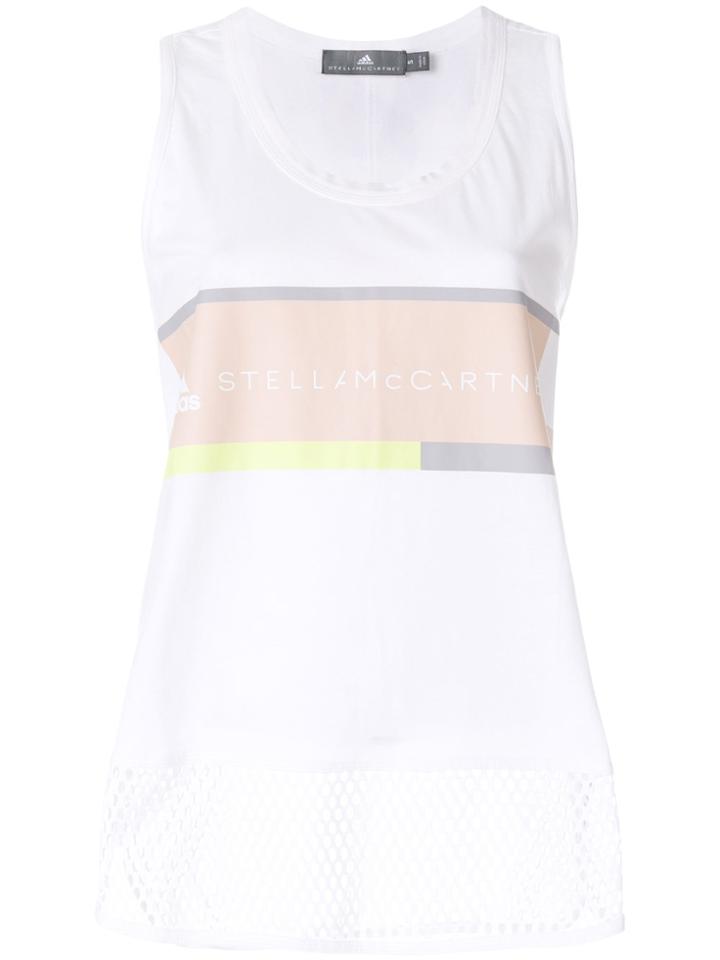 Adidas By Stella Mccartney Logo Panel Tank Top - White
