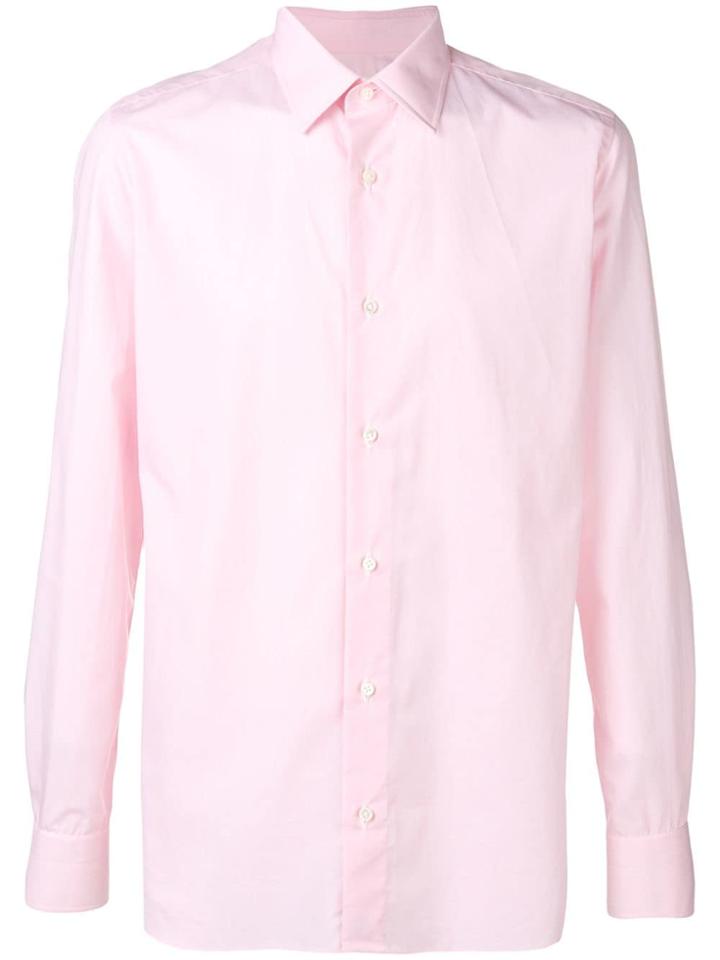 Borrelli Classic Fitted Shirt - Pink
