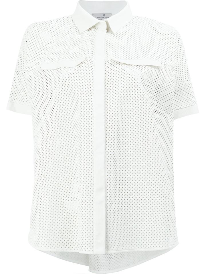 Maison Ullens Boxy Short-sleeved Shirt - White