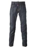 Dsquared2 'skater' Creased Effect Jeans, Men's, Size: 50, Blue, Cotton/polyester