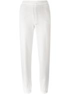 Loro Piana Track Pants, Women's, Size: 38, White, Silk/cotton