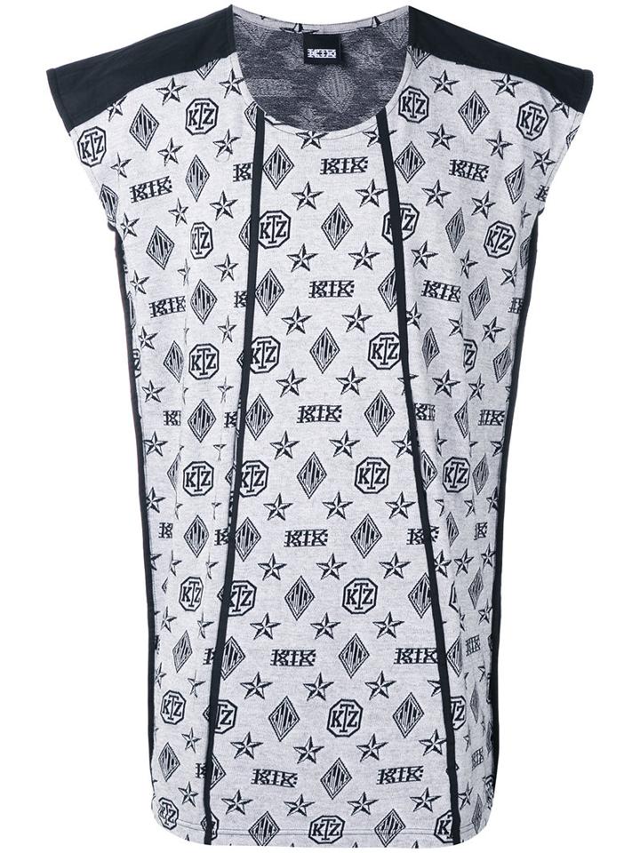 Ktz - Monogram T-shirt - Unisex - Cotton - S, Black, Cotton